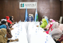 Sawirro: Muxuu Axmed Madoobe kala hadlay haweenka Soomaaliyeed?