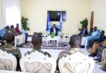 Madaxweyne Qoor Qoor oo guddoomiyey shirka amniga Galmudug + Sawirro