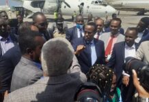 Madaxweynaha HirShabelle oo lagu soo dhaweeyey Muqdisho + Sawirro