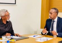 Ra’iisul wasaare Rooble oo kulan la qaatay guddoomiyaha Aqalka Sare + Sawirro