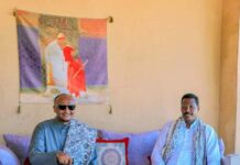 Mahdi Guuleed oo kulan la qaatay madaxweynaha Galmudug + Sawirro