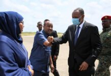 Sawirro: Madaxweynaha Koonfur Galbeed oo dib ugu laabtay magaalada Baydhabo