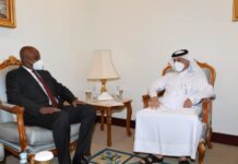 Wasiirka arrimaha dibadda Soomaaliya oo kulamo ka wada dalka Qatar