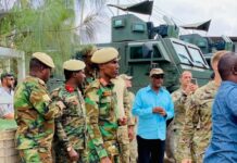 Sawirro: AFRICOM oo Gaadiid dagaal ku wareejisay Taliska Ciidanka xoogga dalka
