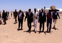 Wafdi ka socda Koonfur Galbeed oo gaaray degmada Xuddur