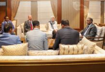 Sawirro: Rooble oo kulan la yeeshay safiirka cusub ee Midowga Yurub
