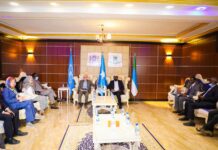Axmed Madoobe oo qaabilay wafdi ka socda beesha caalamka