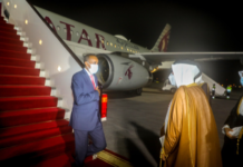 Somali PM arrives in Doha