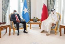 Sawirro: Ra’iisul wasaare Rooble oo la kulmay dhiggiisa dalka Qatar