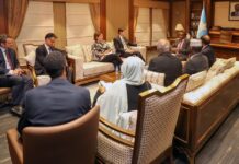 Sawirro: R/wasaare Rooble oo la kulmay wafdi ka socda Bangiga Adduunka