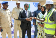 Sawirro: Duqa Muqdisho oo xarigga ka jaray xarunta degmada Cabdicasiis