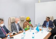 Cali Guudlaawe oo Muqdisho kula kulmay madax ka socotay QM + Sawirro