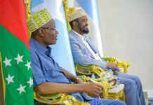 Cabdicasiis Lafta Gareen oo war kasoo saaray booqashadiisa Kismaayo