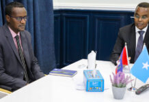 Sawirro: Duqa Muqdisho oo la kulmay guddoomiyaha guddiga doorashada