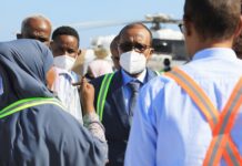 Wasiirka arrimaha dibadda oo kormeer ku tegay garoonka Aadan Cadde