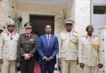 Sawirro: Safiirka Soomaaliya ee Masar oo la kumay saraakiil ka tirsan Xoogga dalka