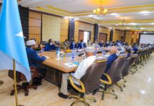 Axmed Madoobe oo guddoomiyey shirka Golaha Wasiirada Jubbaland