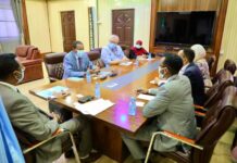 Sawirro: Wasiirka Shaqada iyo Arrimaha Bulshada oo qaabbilay wakiilka WFP