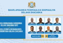 Xildhibaanada labada Aqal oo dhageystay hadal jeedinta xubnaha musharixiinta