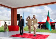 Sawirro: Madaxweyne Farmaajo oo ka qaybgalay xuska 12-ka April