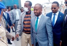 Sawirro: Wafdi ka socda dowladda Itoobiya oo soo gaaray Muqdisho