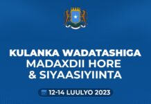 Wararkii ugu dambeeyay ee furitaanka shirka Villa Soomaaliya