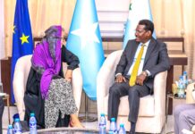 Galmudug state leader bids farewell to outgoing EU ambassador