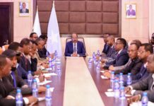 Madaxweynaha Somalia oo guddoomiyay shir ka dhacay Dhuusamareeb + Ujeedka