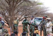 The President of Galmudug reaches frontline areas near Elbur district