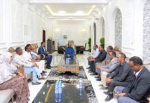 Sawirro: Madaxweyne Xasan oo hal arrin ku adkeeyay odayaasha Galmudug