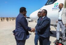 Madaxweynaha HirShabelle oo gaaray magaalada Dhuusamareeb + Sawirro