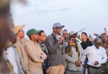 CC Shakuur oo booqday jiidda hore ee dagaalka, kadibna diray farriin culus