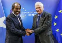 Somali president meets with top EU officials in Brussels