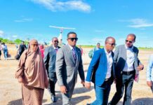 Sawirro: Xubno ka socda Golaha Aqalka Sare oo gaaray magaalada Baydhabo
