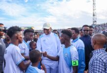 Somali PM inaugurates inter-regional football tournament