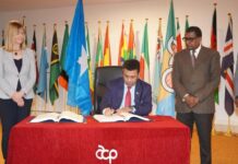 Soomaaliya oo ku biirtay heshiiskii Iskaashiga (OACPS-EU)
