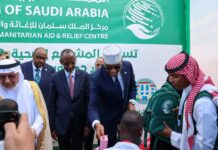 KSrelief chief visits Somalia to launch $45m of aid projects