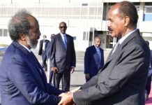 Somali president wraps up his two-day working visit to Eritrea