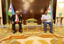 Somali Parliament Speaker Meets with Djibouti’s President Ismail Omar Guelleh