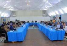 Sawirro: Shir looga hadlayo xakameynta hubka oo ka furmay Muqdisho