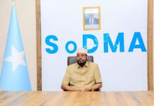Jubaland President Ahmed Madobe Visits SODMA Headquarters in Mogadishu
