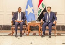 Somali PM meets with his Iraqi counterpart in Baghdad