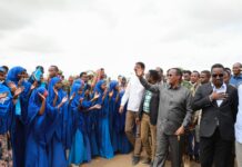 Madaxweynaha HirShabelle oo gaaray degmada Raage-Ceelle + Sawirro