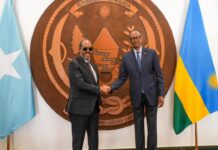 Somali President Meets Rwandan Counterpart to Boost Ties