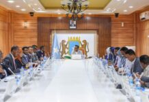 Sawirro: Muxuu ahaa ujeedka shirka ka dhacay xafiiska Ra’iisul wasaaraha?