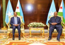 Maxay ka wada-hadleen madaxweyne Xasan iyo dhiggiisa Jabuuti? + Sawirro