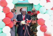 Sheekh Aadan Madoobe oo xarigga ka jaray xarunta Ciidanka Dhulka + Sawirro
