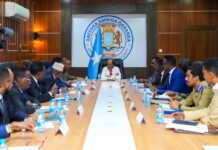 Sawirro: Madadweyne Xasan Sheekh oo guddoomiyay shirka amniga qaranka