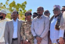 Mas’uuliyiin sar sare oo ka qayb-galay askartii maanta lagu aasay Beledweyne