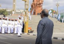 Somali President Visits Ethiopian Navy, Honors Fallen Soldiers